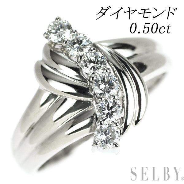 Pt900 ダイヤモンド リング 0.50ct