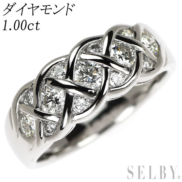 Pt900 ダイヤモンド リング 1.00ct