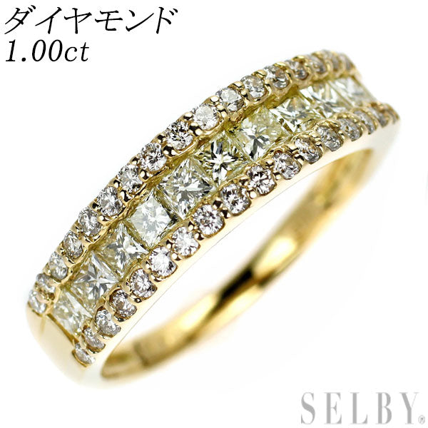 K18YG ダイヤモンド リング 1.00ct