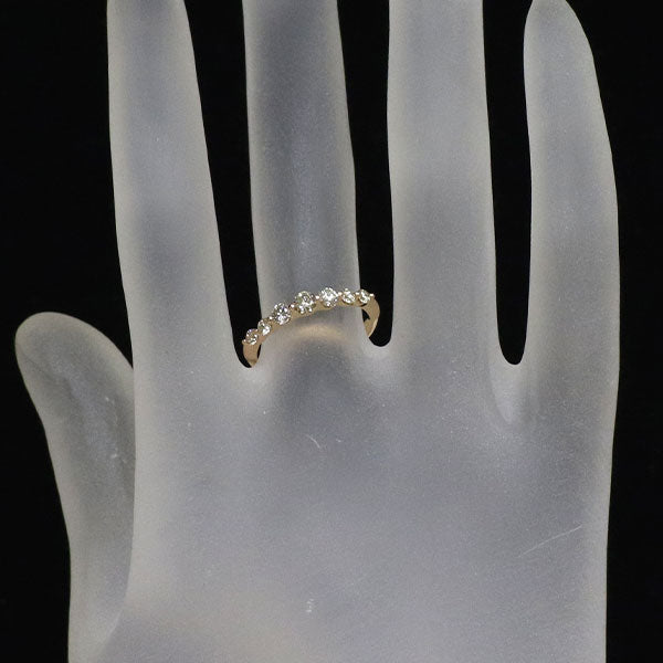 K18PG ダイヤモンド リング 0.40ct 一文字