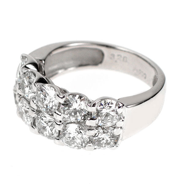 Pt900 ダイヤモンド リング 3.28ct