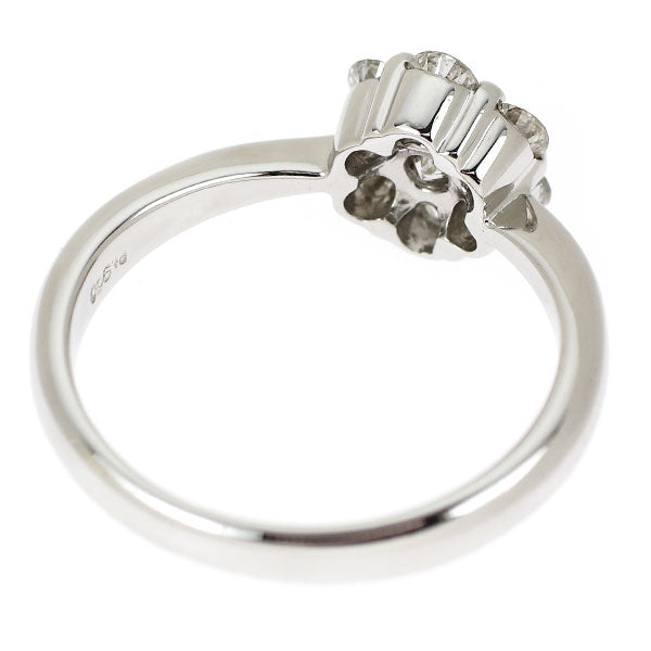 Pt900 H&C ダイヤモンド リング 0.50ct フラワー
