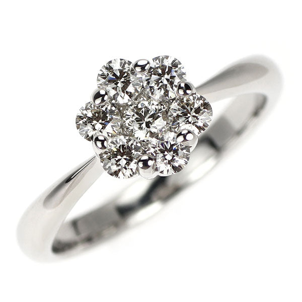 Pt900 H&C ダイヤモンド リング 0.50ct フラワー