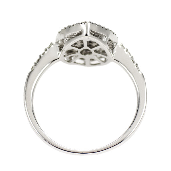 K18WG ダイヤモンド リング 0.65ct