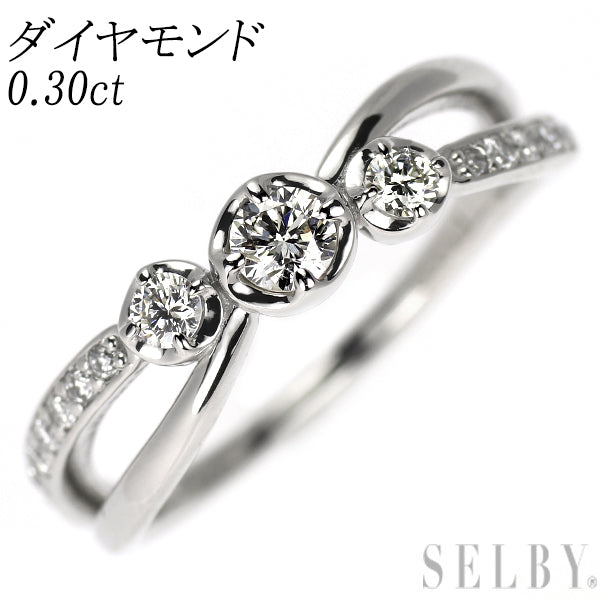 Pt900 ダイヤモンド リング 0.30ct