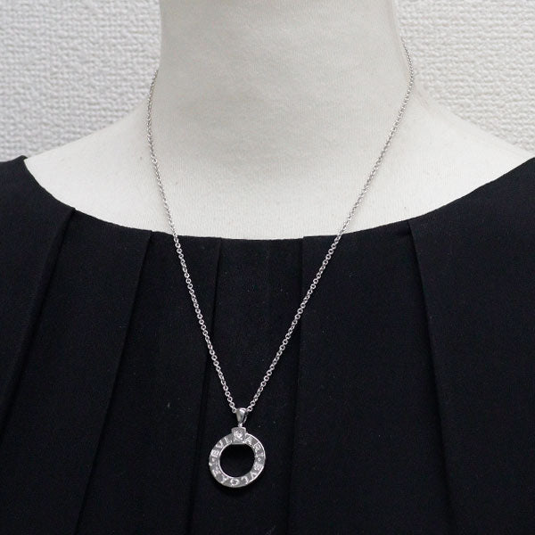 ブルガリ K18WG ダイヤモンド ペンダントネックレス ブルガリブルガリ