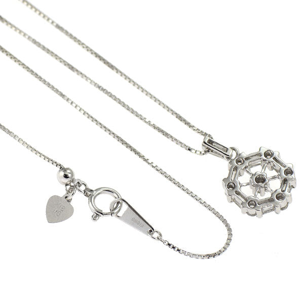 K18WG ダイヤモンド ペンダントネックレス 0.70ct
