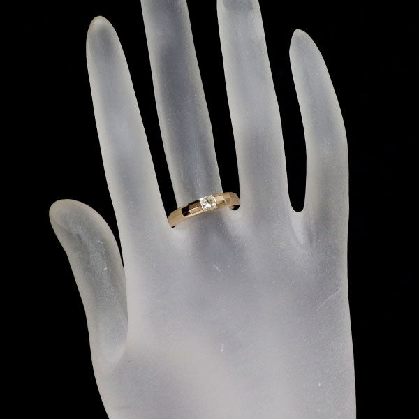 K18PG プリンセスカット ダイヤモンド リング 0.28ct