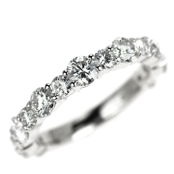 Pt900 ダイヤモンド リング 1.70ct  セミエタニティ