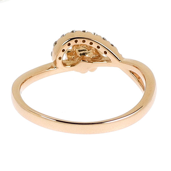 K18PG ピンクスピネル ダイヤモンド リング 0.05ct D0.05ct