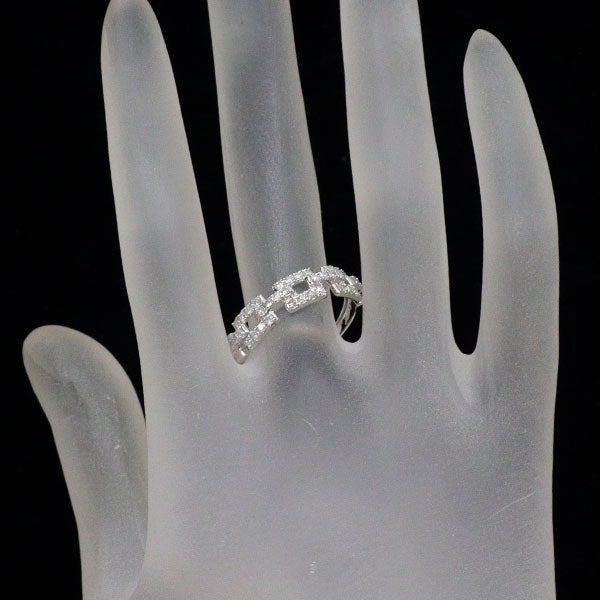 K18WG ダイヤモンド リング 0.50ct