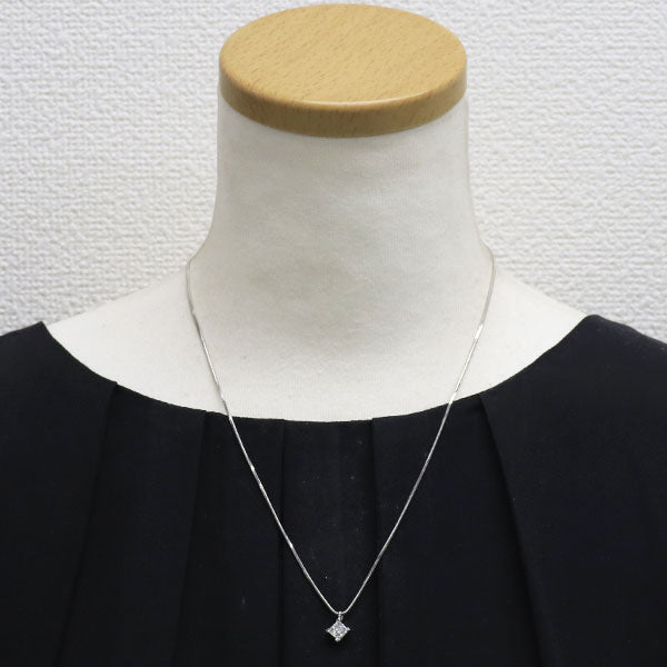 Pt900/ Pt850 ダイヤモンド ペンダントネックレス 0.51ct