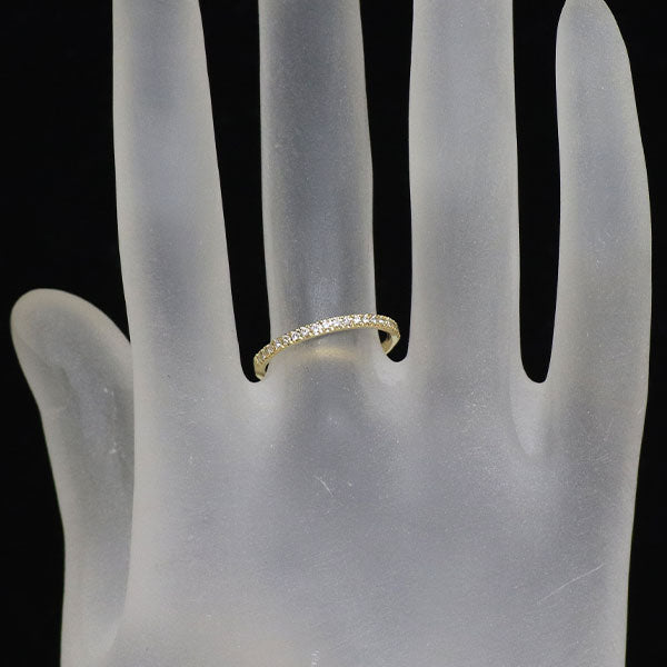 ベルシオラ K18YG ダイヤモンド リング 0.12ct ハーフエタニティ