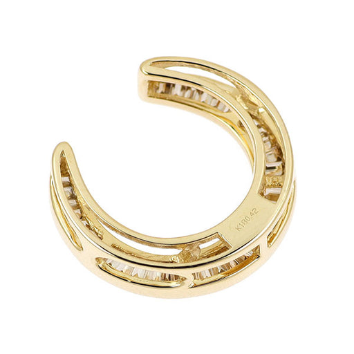 K18YG ダイヤモンド ペンダントトップ 0.42ct 三日月 馬蹄 ホース K18YG ダイヤモンド ペンダントトップ 0.42ct 三日月 馬蹄 ホース