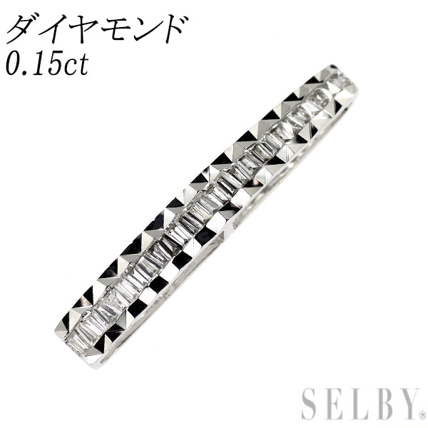 K18WG ダイヤモンド ペンダントトップ 0.15ct