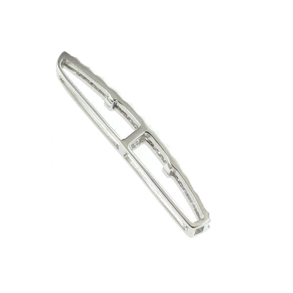 K18WG ダイヤモンド ペンダントトップ 0.15ct