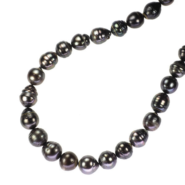 黒蝶真珠 ネックレス 約9.6～11.6mmタヒチ真珠 南洋真珠 バロックパール 黒蝶真珠 ネックレス 約9.6～11.6mmタヒチ真珠 南洋真珠 バロック