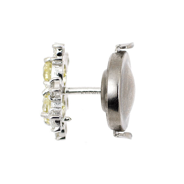 K18WG ダイヤモンド ピンブローチ 0.70ct ベア クマ アニマル
