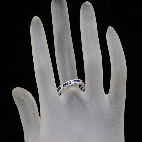 カールブラックバーン K18WG サファイア ダイヤモンド リング 1.52ct