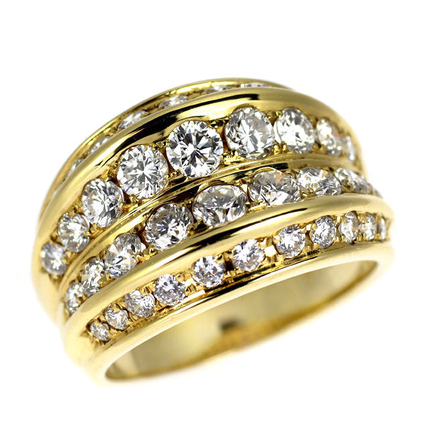 K18YG ダイヤモンド リング 2.00ct