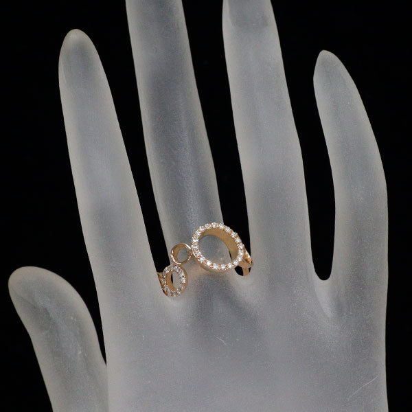 K18PG ダイヤモンド リング 0.45ct