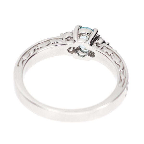 希少 Pt998 グランディディエライト ダイヤモンド リング 0.33ct D0.14ct
