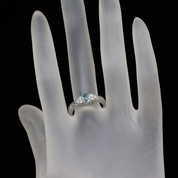 希少 Pt998 グランディディエライト ダイヤモンド リング 0.33ct D0.14ct