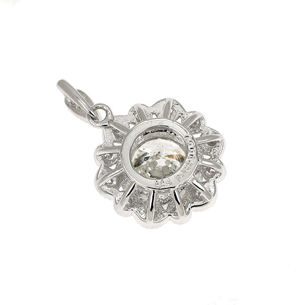 Pt900 ダイヤモンド ペンダントトップ 1.14ct D0.07ct