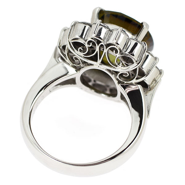 希少 Pt900 アレキサンドライト ダイヤモンド リング 9.33ct D1.90ct