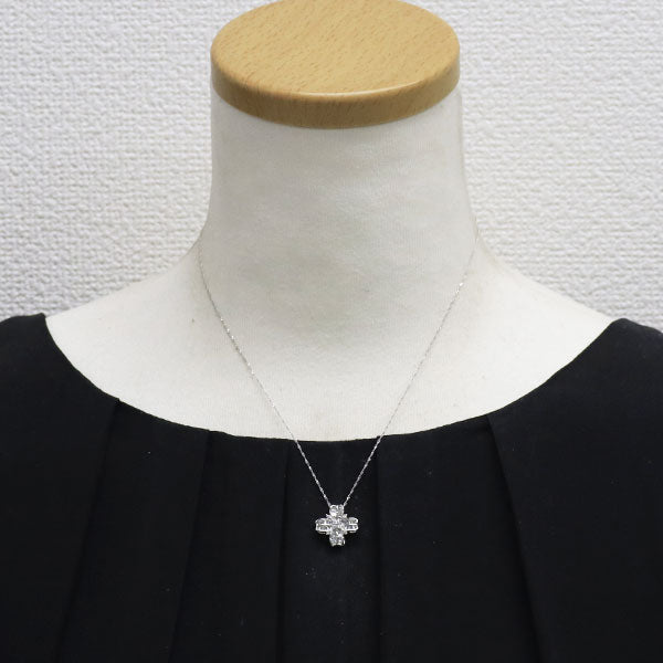 K18WG ダイヤモンド ペンダントネックレス 0.30ct