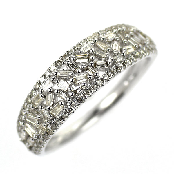 K18WG ダイヤモンド リング 0.45ct