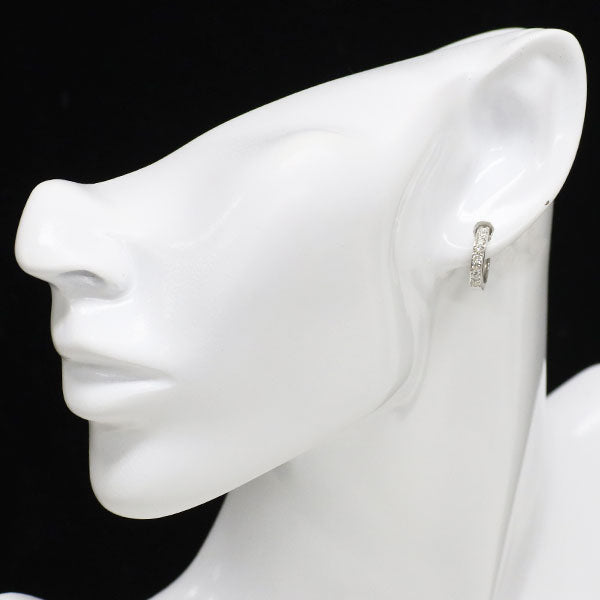 K18WG ダイヤモンド フープ ピアス 0.50ct