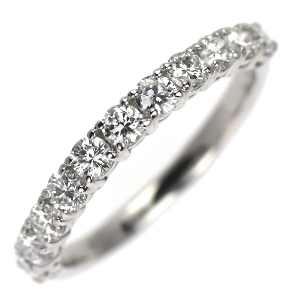 Pt950 ダイヤモンド リング 0.85ct ハーフエタニティ