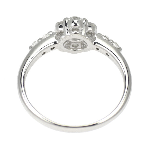 K18WG ダイヤモンド リング 0.50ct