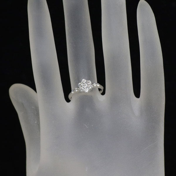 K18WG ダイヤモンド リング 0.50ct