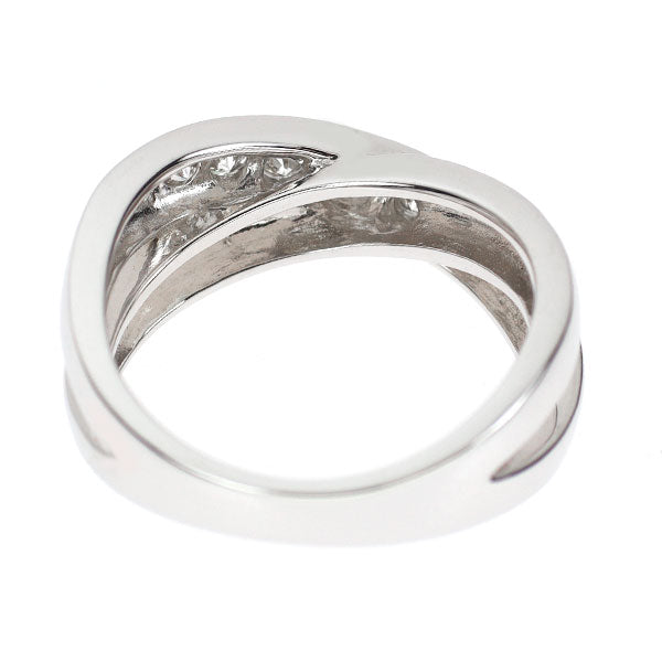 K18WG ダイヤモンド リング 0.50ct