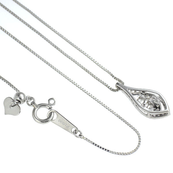 Pt950/ Pt999 ダイヤモンド ペンダントネックレス 0.15ct