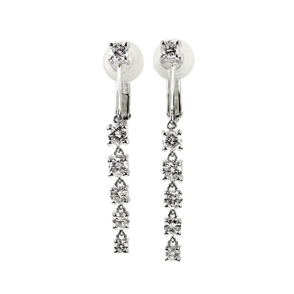 Pt900 ダイヤモンド イヤリング 2.16ct