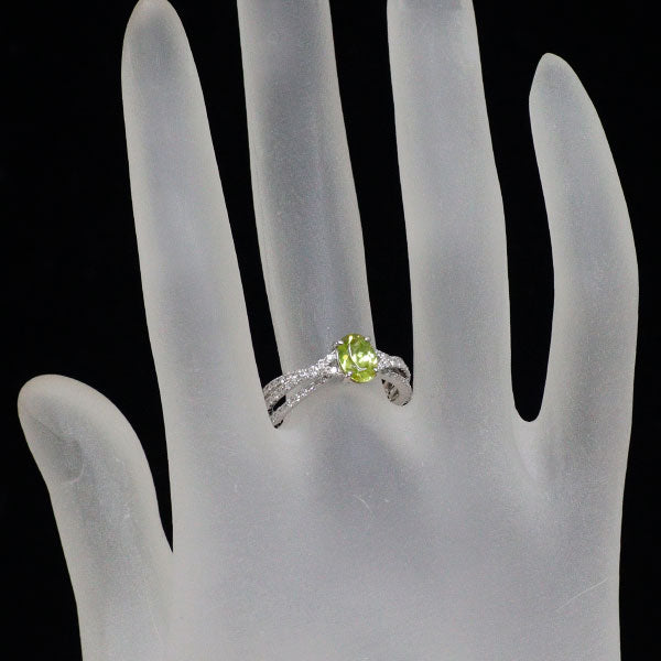 Pt900 スフェーン ダイヤモンド リング 1.06ct D0.41ct