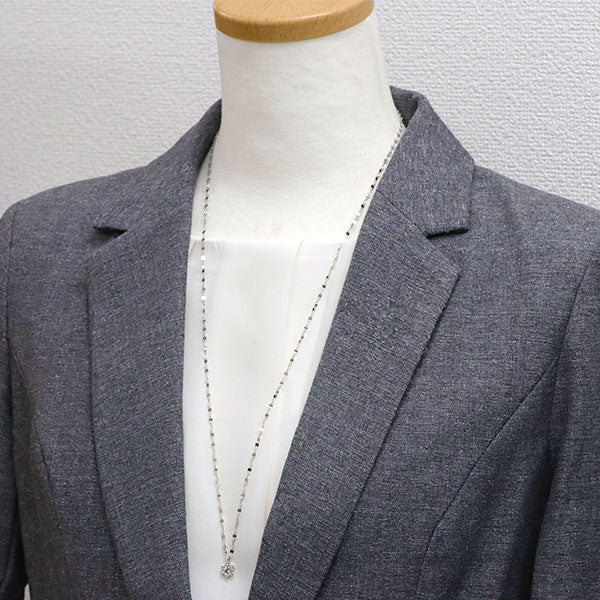 Pt900/ Pt850 ダイヤモンド ペンダントネックレス 0.31ct