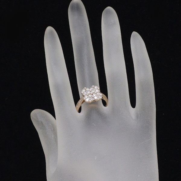 K18PG ダイヤモンド リング 1.20ct クローバー