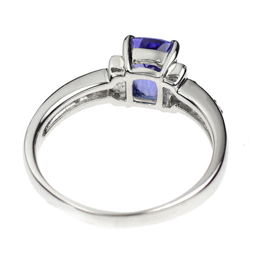 Pt900 タンザナイト ダイヤモンド リング 1.36ct D0.27ct — セルビー