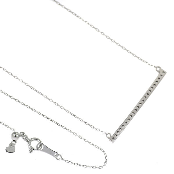 K18WG ダイヤモンド ペンダントネックレス 0.25ct