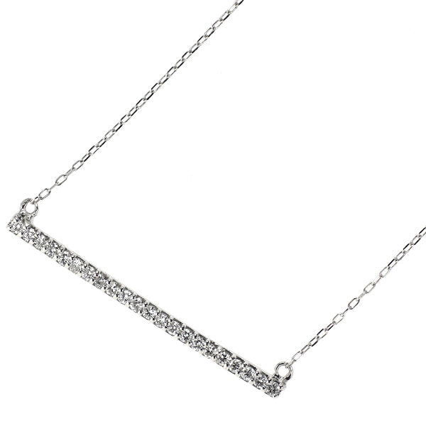 K18WG ダイヤモンド ペンダントネックレス 0.25ct
