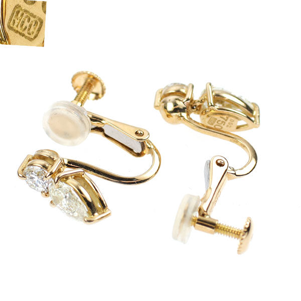 平和堂貿易 K18YG ダイヤモンド イヤリング 1.02ct