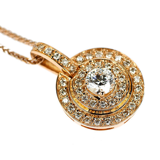 K18PG ダイヤモンド ペンダントネックレス 0.40ct D0.453ct — セルビー
