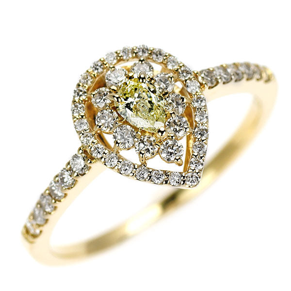 K18YG ダイヤモンド リング 0.50ct