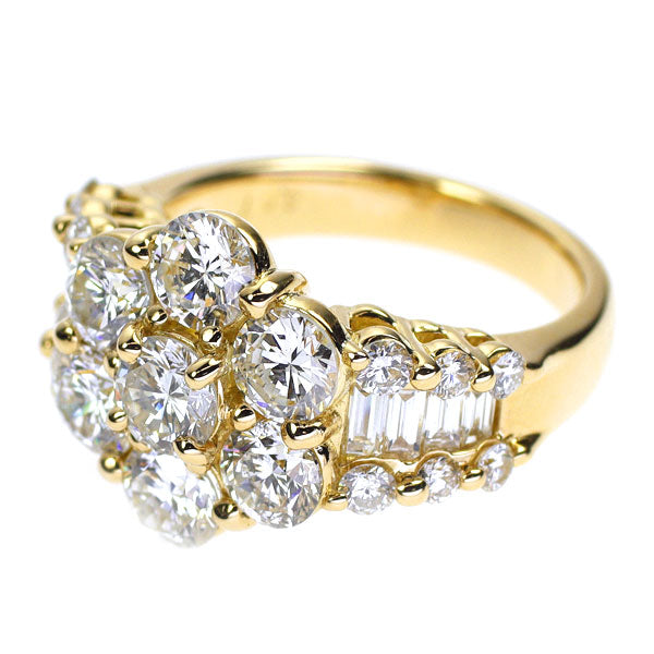 K18YG ダイヤモンド リング 3.07ct 《セルビー銀座店》【中古】