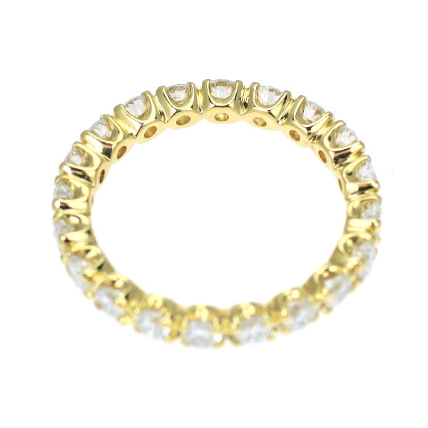 K18YG ダイヤモンド リング 1.51ct フルエタニティ