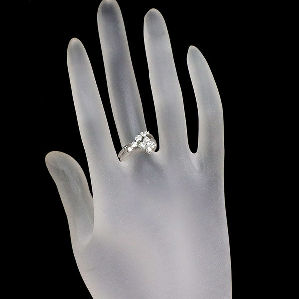 K18WG ダイヤモンド リング 1.00ct